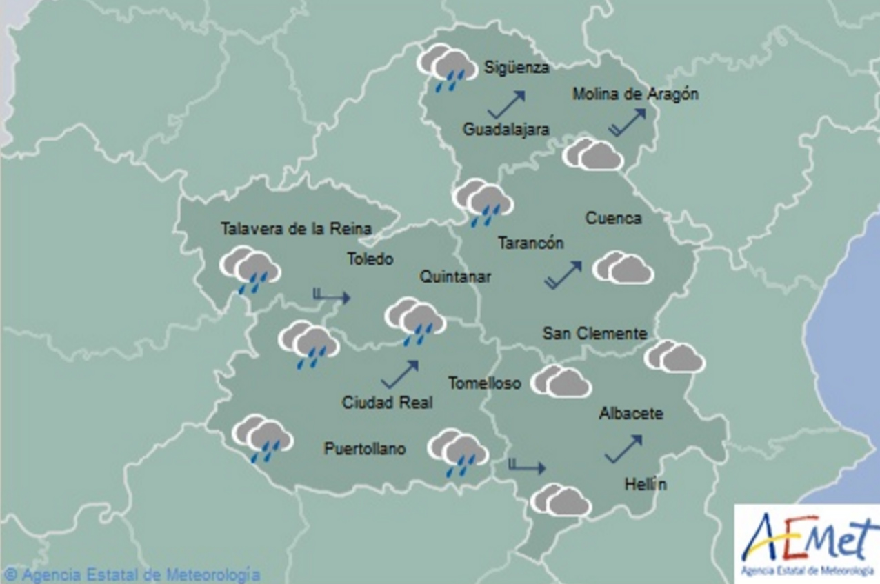 El tiempo en CLM.