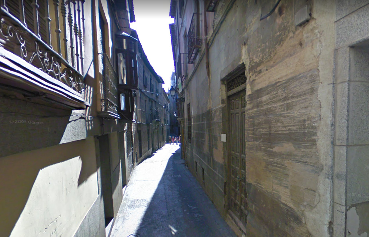 Calle Alfileritos de Toledo. Imagen: Google Maps.