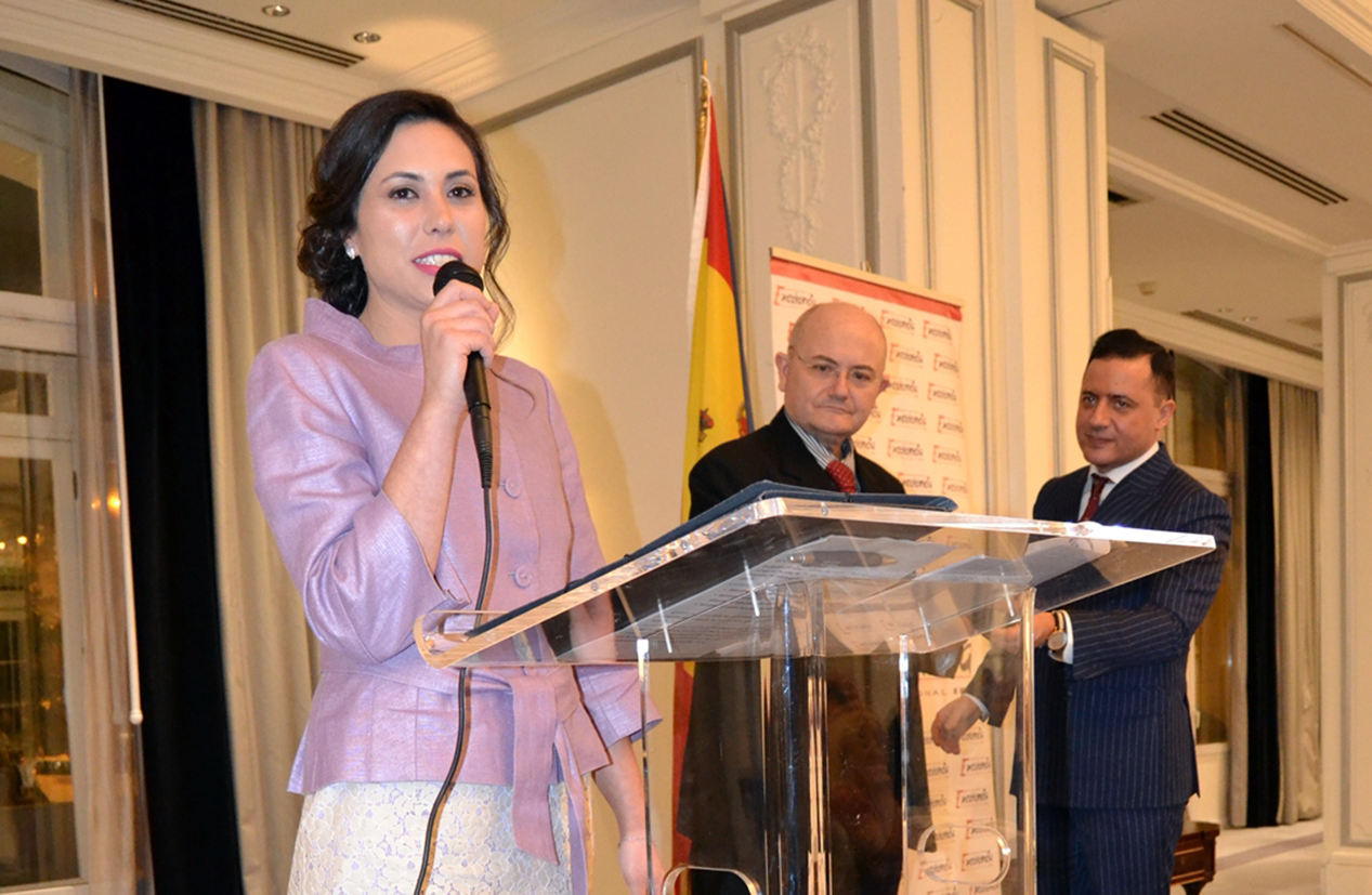 Leticia de Paz, en la entrega de premios del Instituto para la Excelencia Profesional