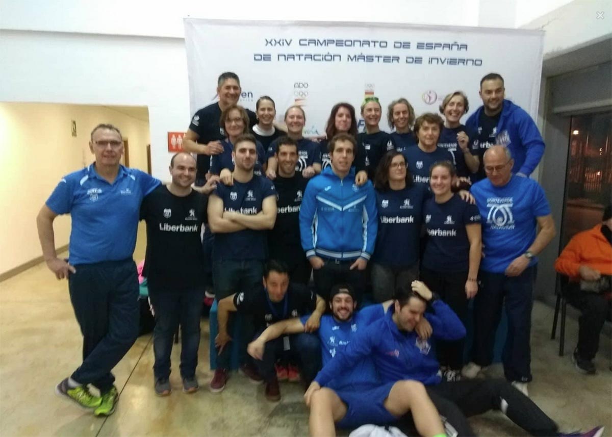 El Club Monteverde de Toledo fue el mejor de CLM en el Nacional máster de natación