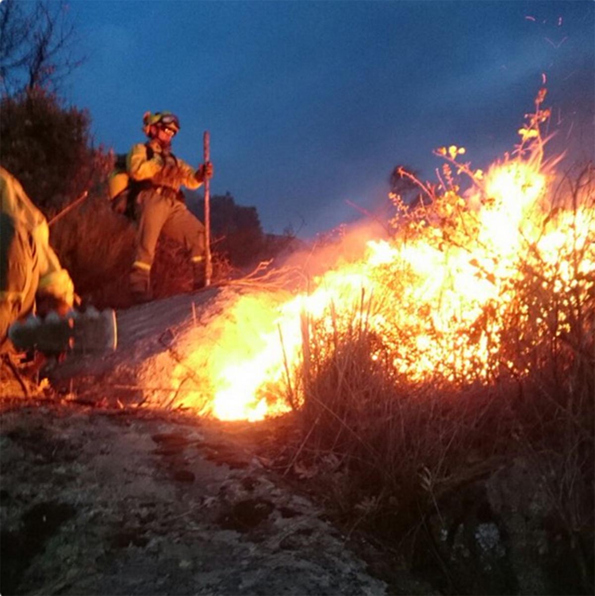 Fuego en el Real de San Vicente