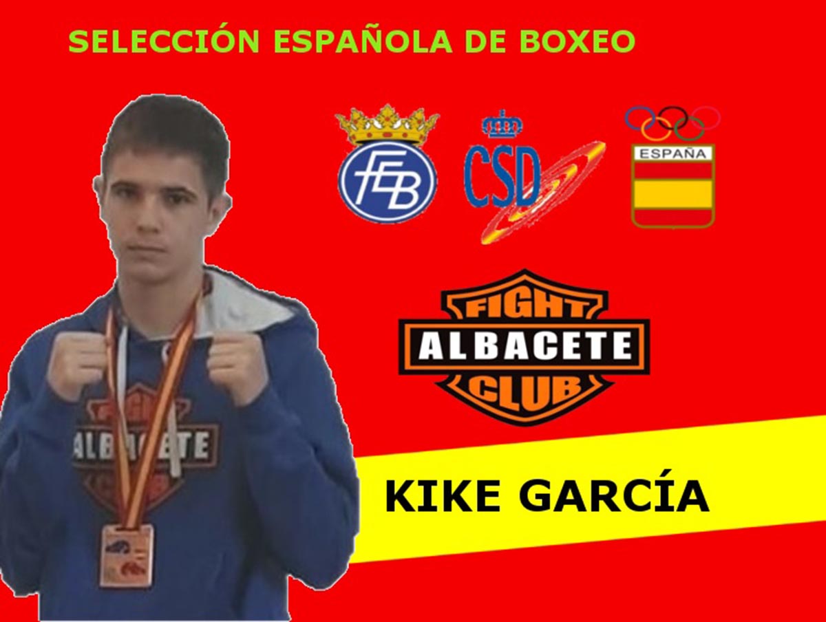 Kike García, el primer boxeador albaceteño en ser llamado por la Selección