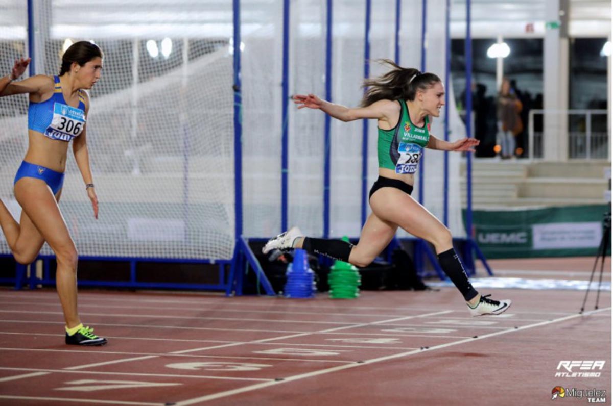 Paula Sevilla, en una foto de una carrera anterior