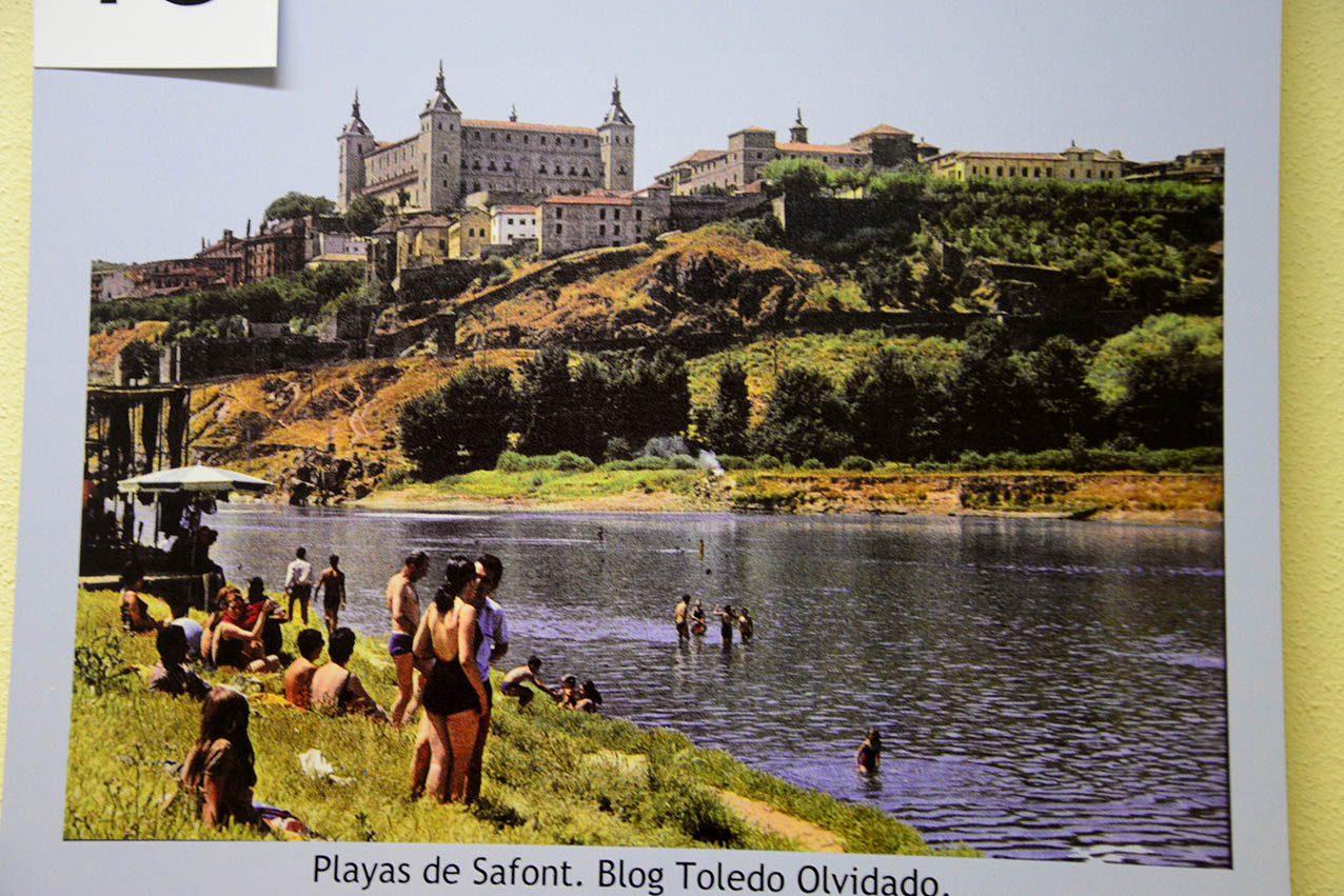 La playa de Safont en Toledo. imagen de la exposición "El Tajo, la asignatura pendiente"