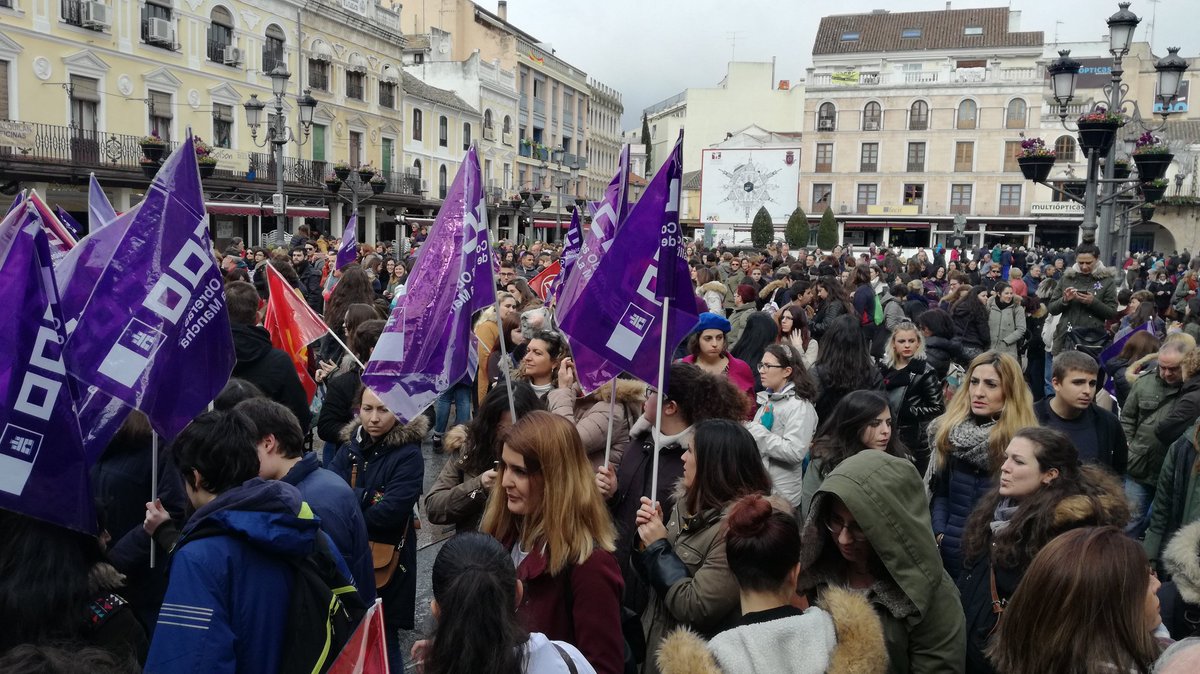 Concentración en Ciudad Real. funcionarios