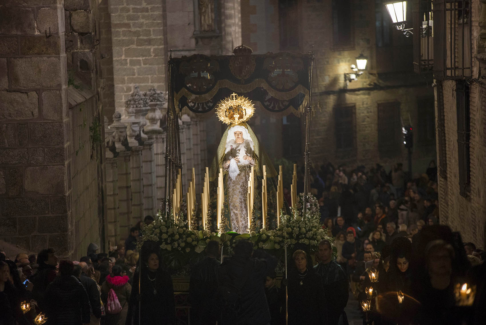La procesión de la Virgen del Amparo en Toledo