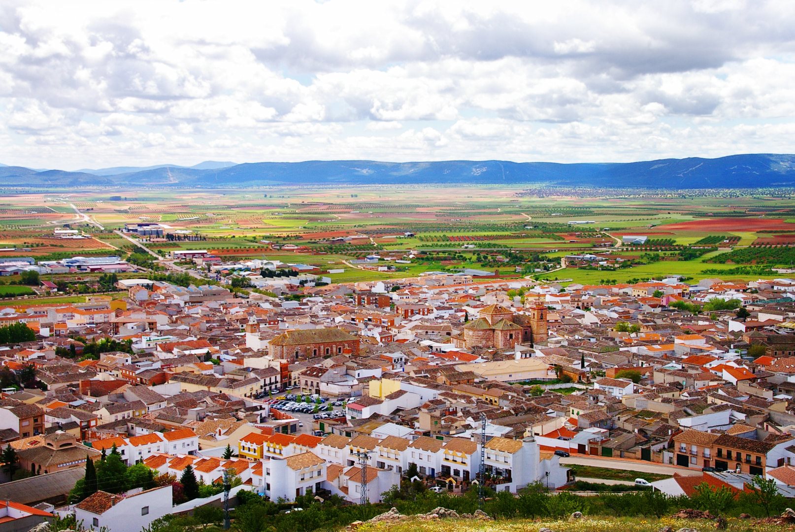 Foto aérea de Los Yébenes (Toledo)