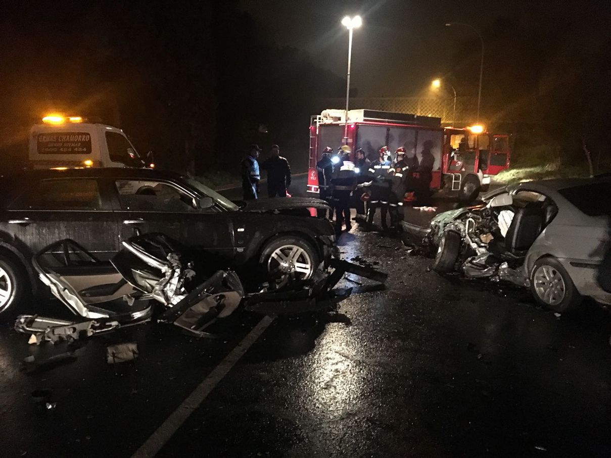 Accidente en la Avenida Castilla-La Mancha de Toledo.