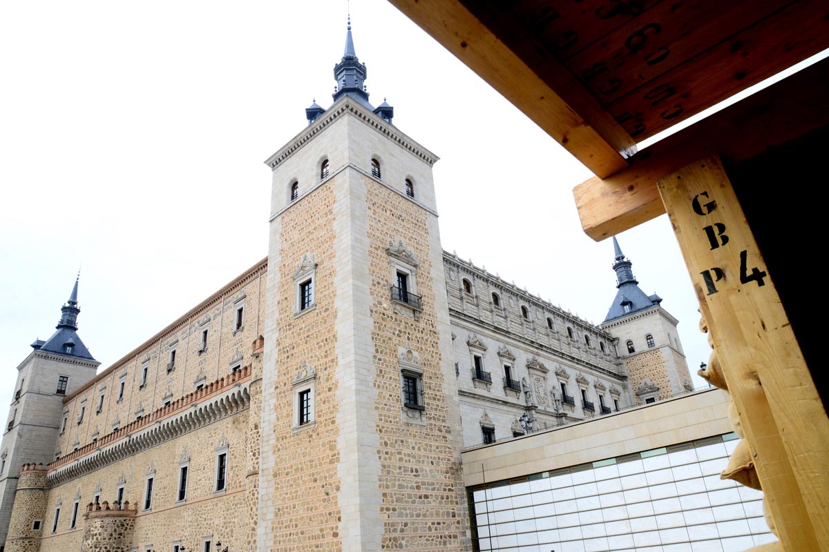 Alcázar de Toledo, sede de la Biblioteca de CLM. bibliotecas