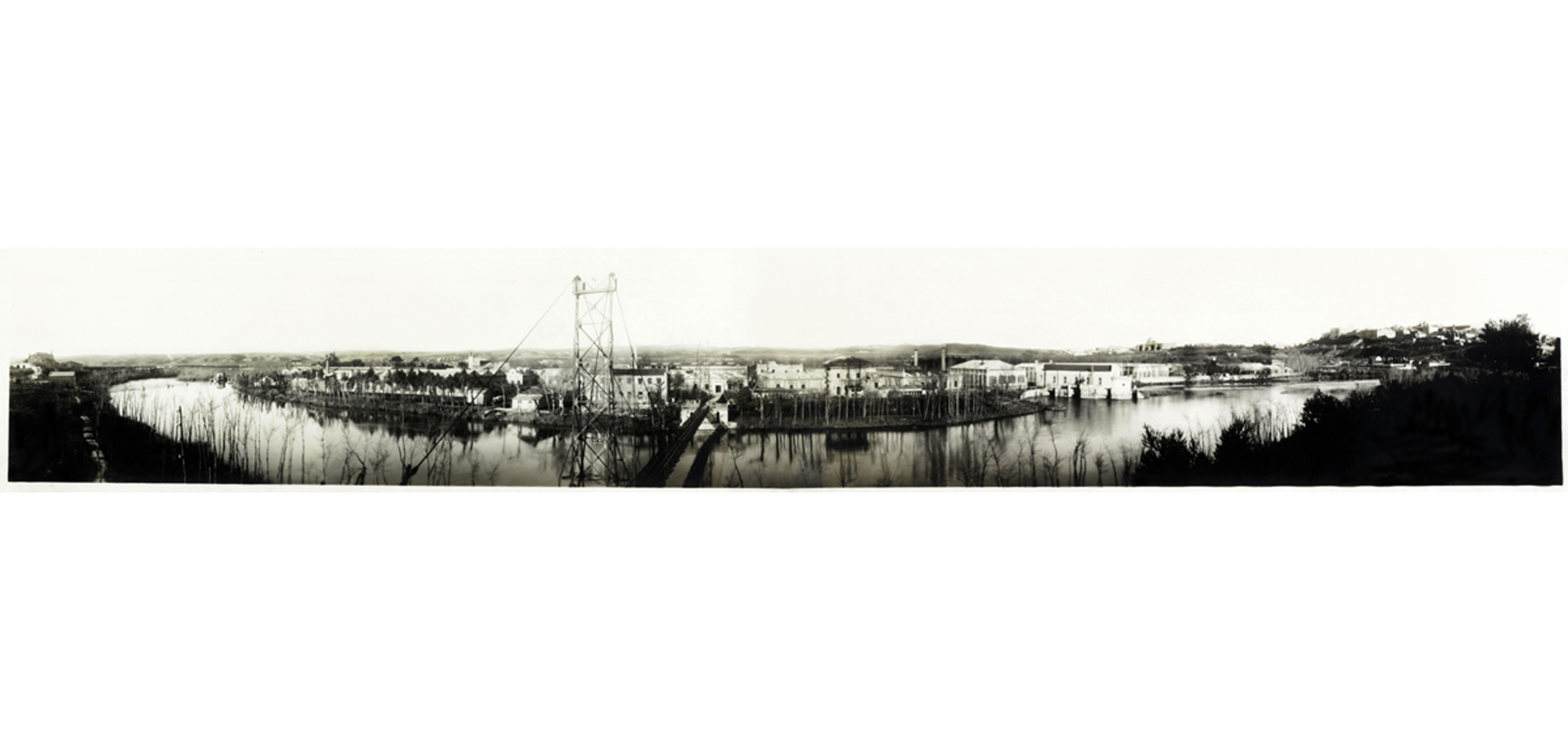 Panorámica de la Fábrica de Armas en 1930.