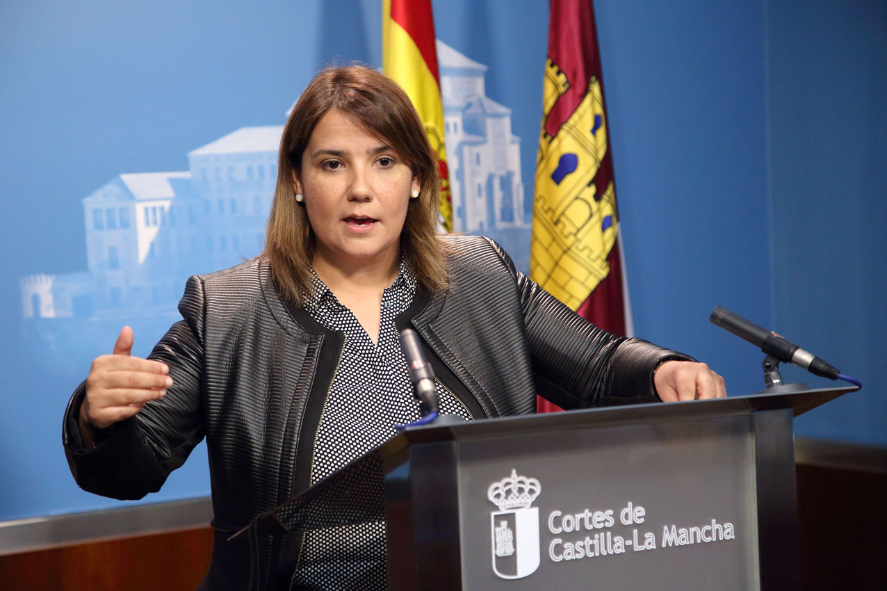 La consejera de Fomento de Castilla-La Mancha, Tita García Élez. trasvase