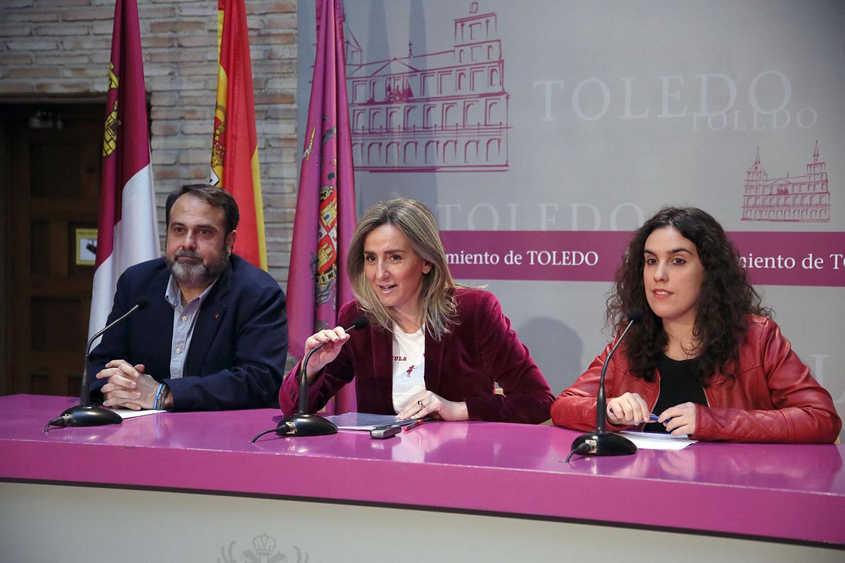 Milagros Tolón ha presentado la reforma de los muros de mampostería