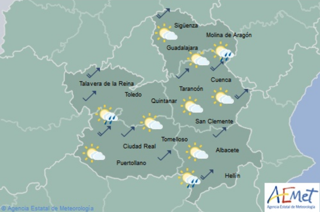 Previsión del tiempo para el 4 de abril.