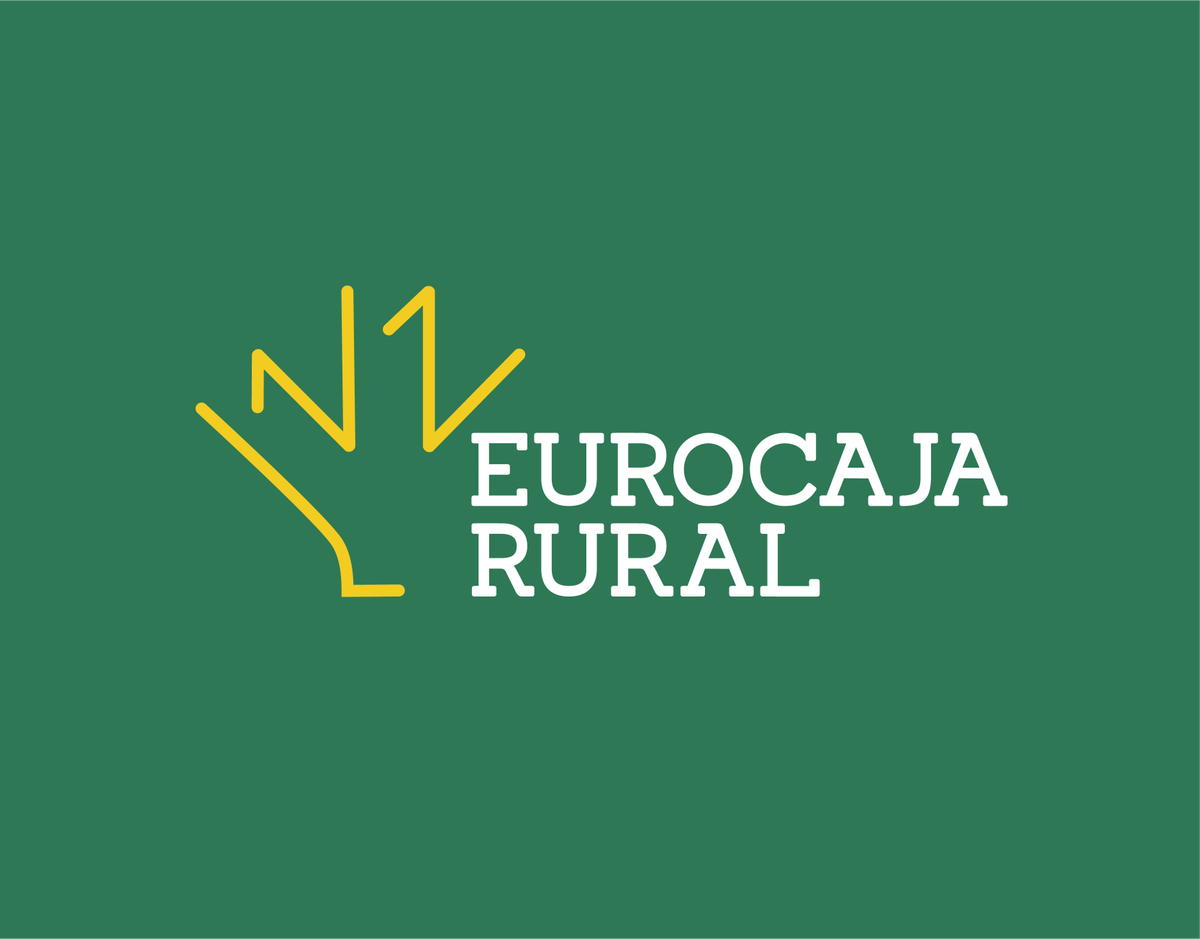 La nueva imagen corporativa de Caja Rural CLM, ahora Eurocaja Rural.