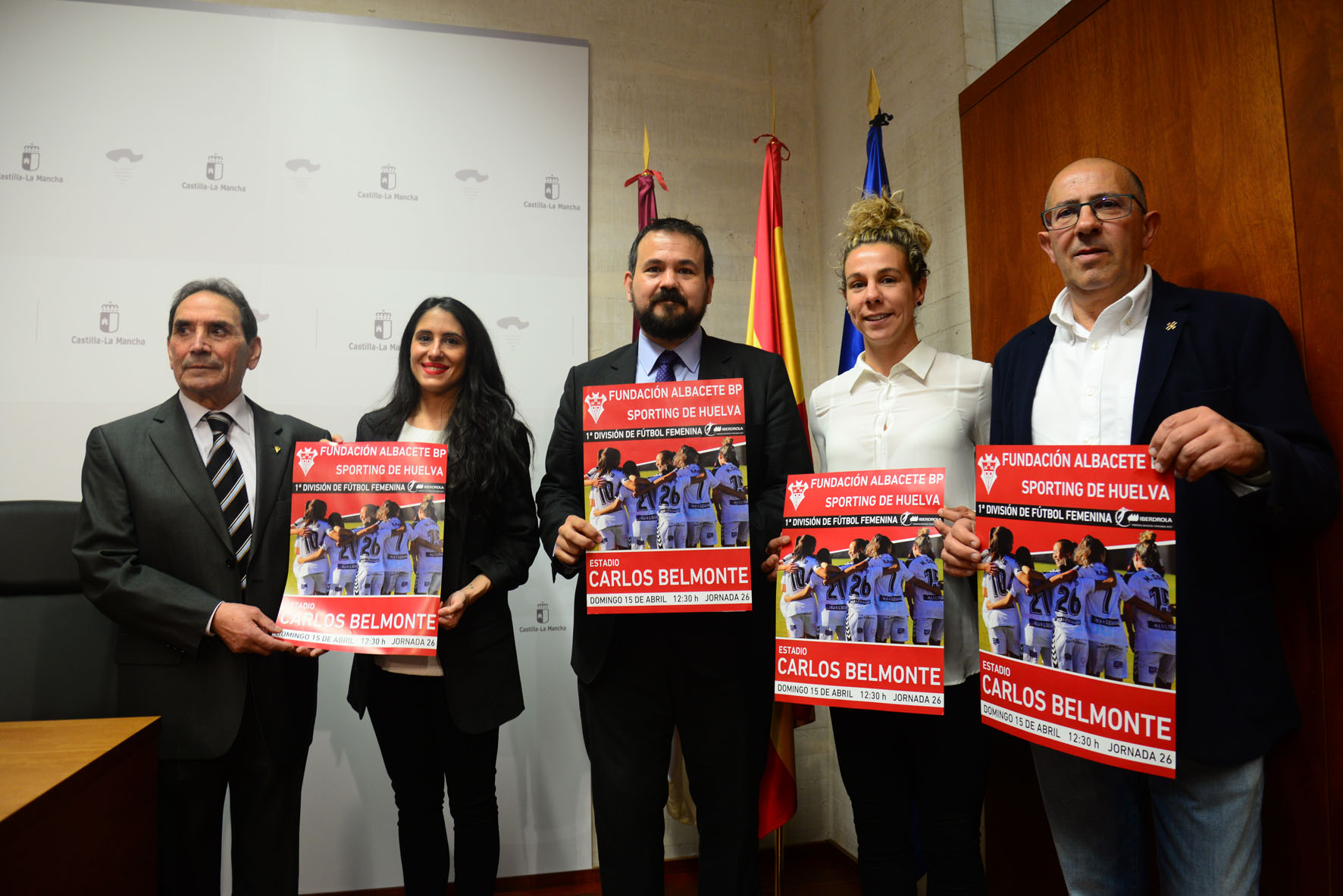 Presentación del partido entre la Fundación Albacete y el Sporting de Huelva