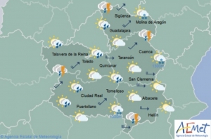 Mapa de la Aemet.