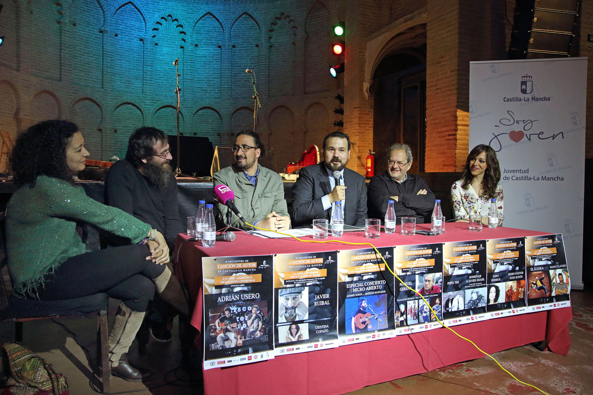 Presentación del II Encuentro de Canción de Autor en Castilla-La Mancha.