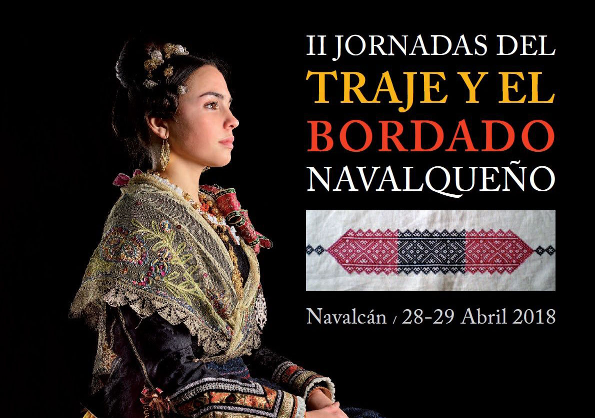 Cartel de las Jornadas del Traje y el Bordado Navalqueño.