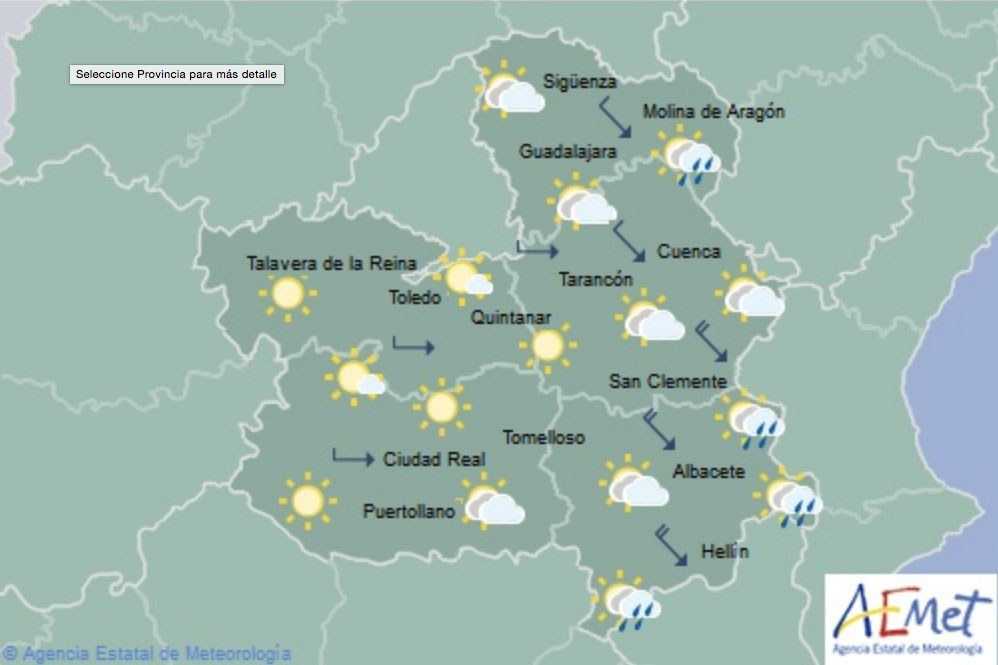 Predicción para Castilla-La Mancha.