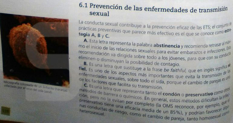 Texto del libro de Biología de 3º de ESO.