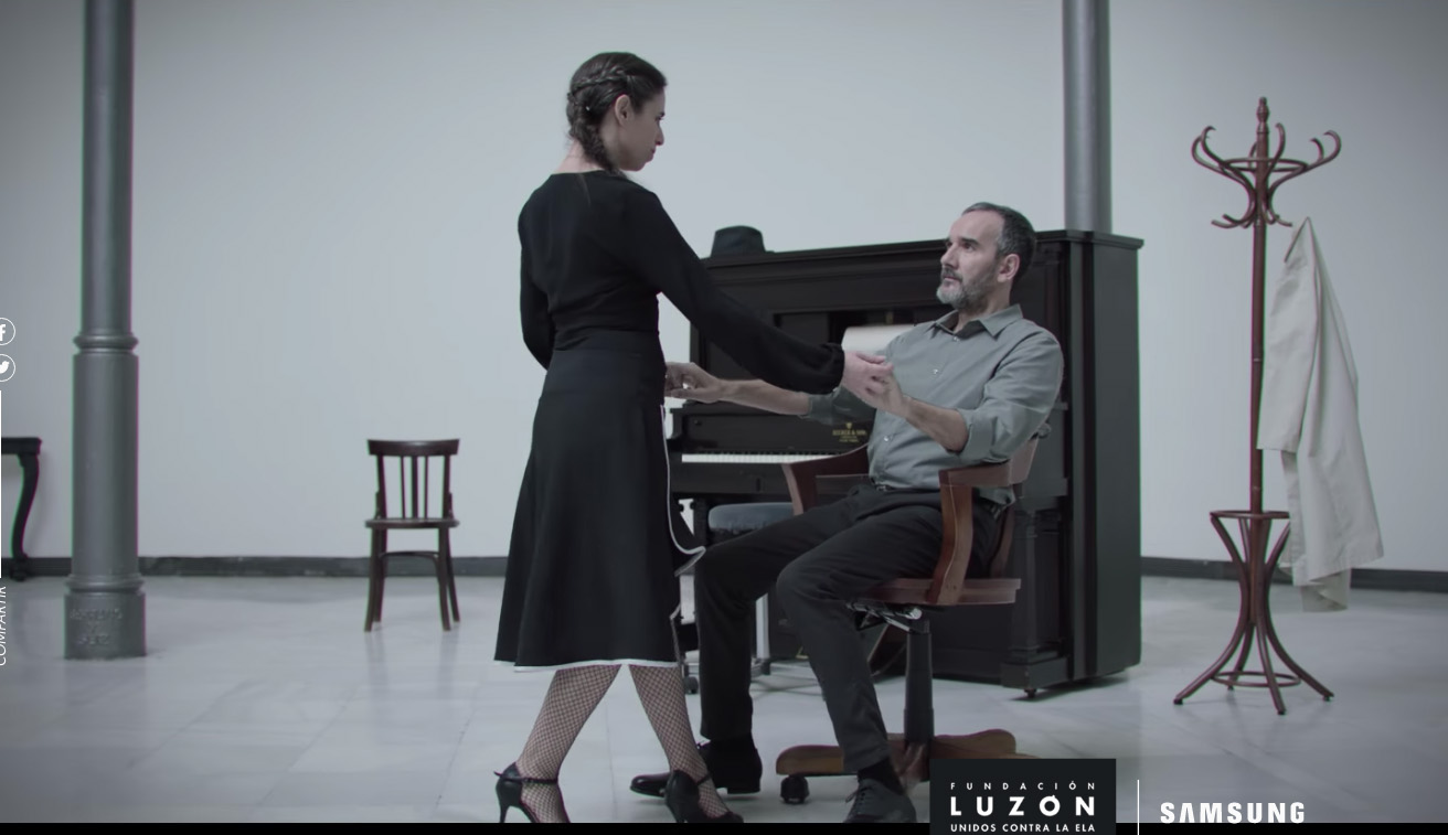 Imagen del vídeo promovido por la Fundación Luzón y Samsung.