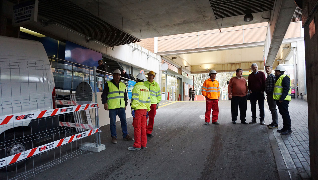 Arrancan las obras en el Virgen de la Salud de Toledo.