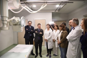 Page, en el Hospital de Talavera