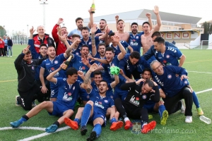 La juerga del Calvo Sotelo Puertollano, que ha vuelto a Tercera
