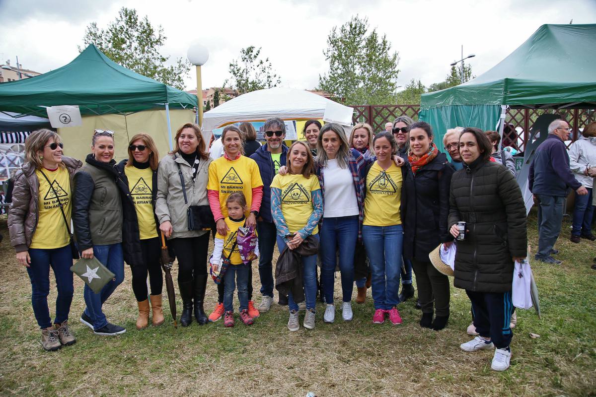 Milagros Tolón en el Día del Vecino.