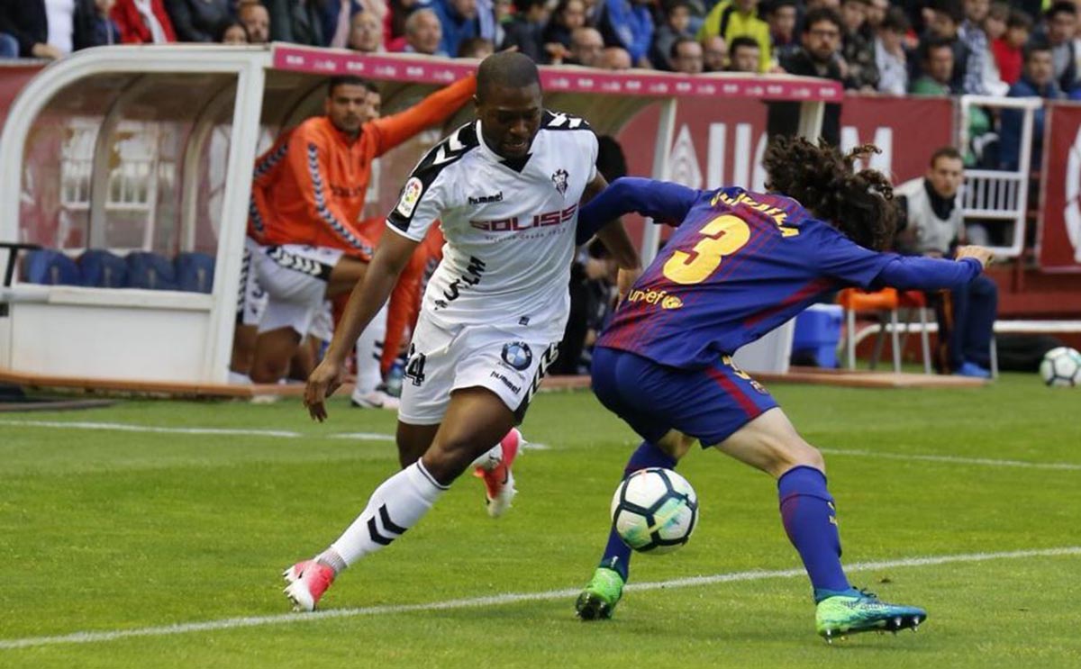 Un lance del Albacete-Barça B