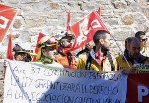 Concentración de CCOO en Toledo