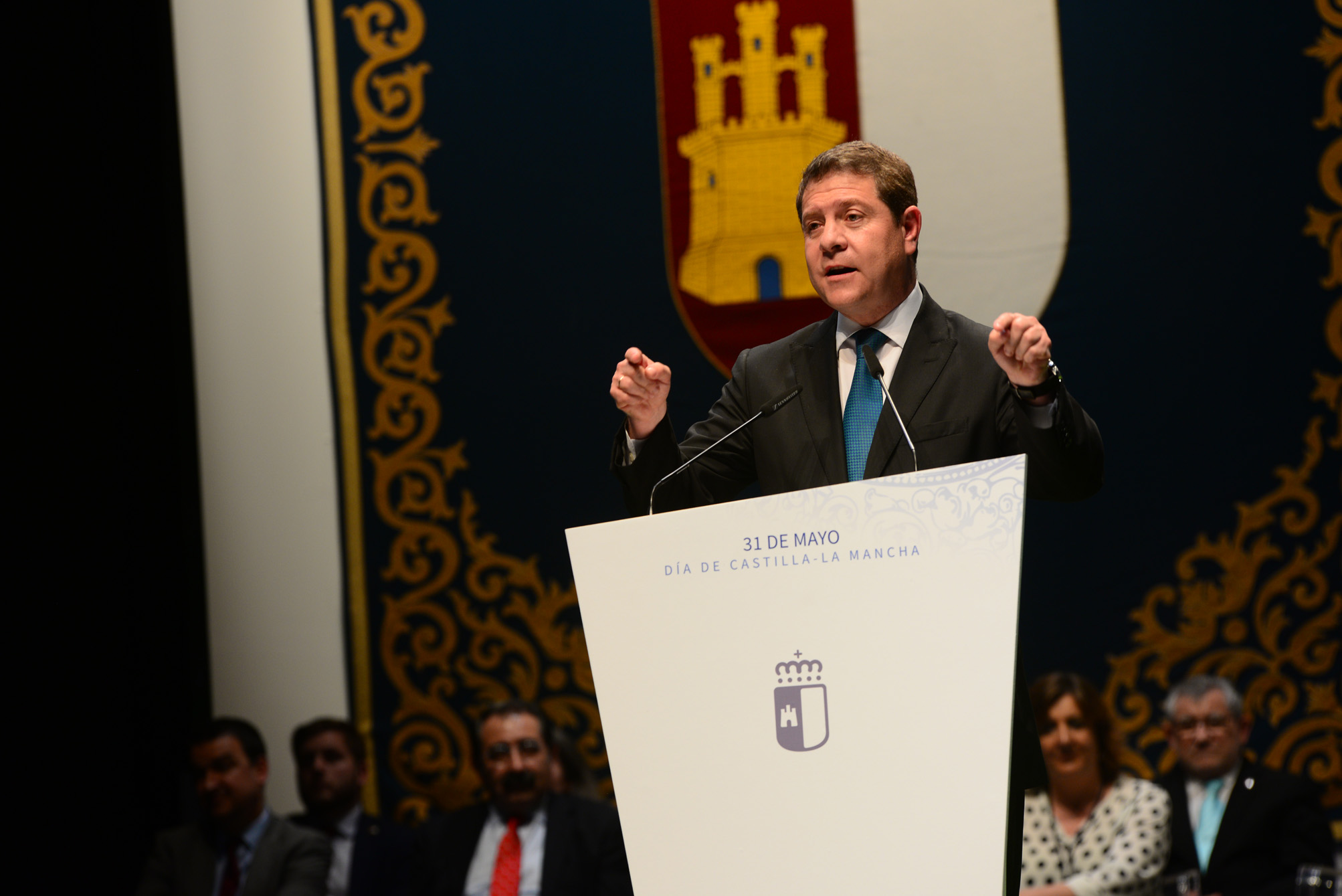 Page pide unidad política en torno al agua en el Día de Castilla-La Mancha