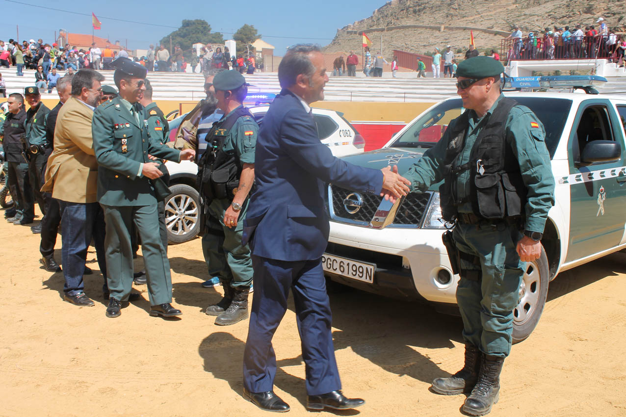 Imagen del José Julián Gregorio en la exhibición de la Guardia Civil en Peñas de San Román. Puertollano