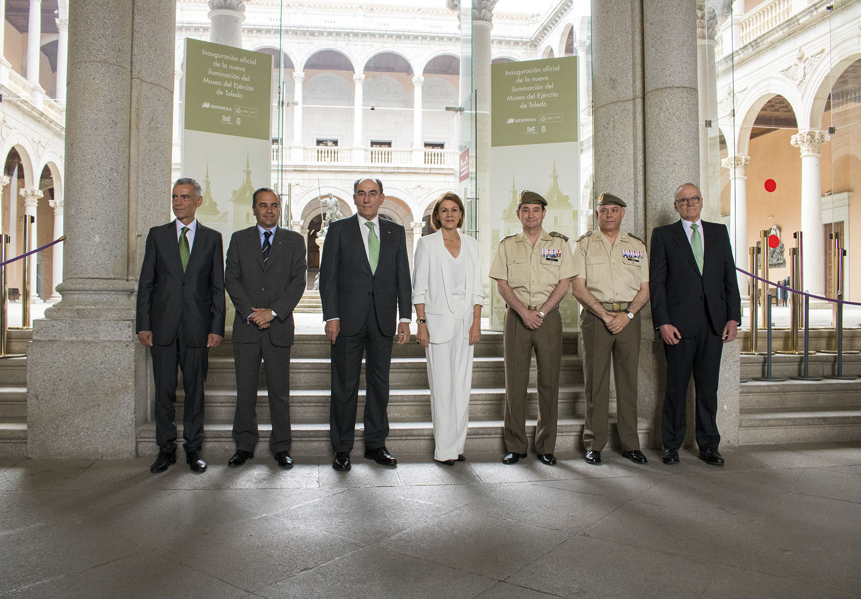Cospedal inauguró la nueva iluminación el Museo del Ejército