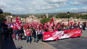 Concentración del 1 de Mayo en Toledo.