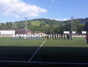 El partido entre el Durango y el Conquense, antes de empezar