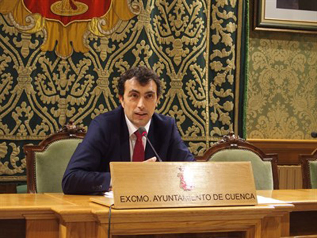 El concejal de Hacienda del Ayuntamiento de Cuenca, José Ángel Gómez Buendía.