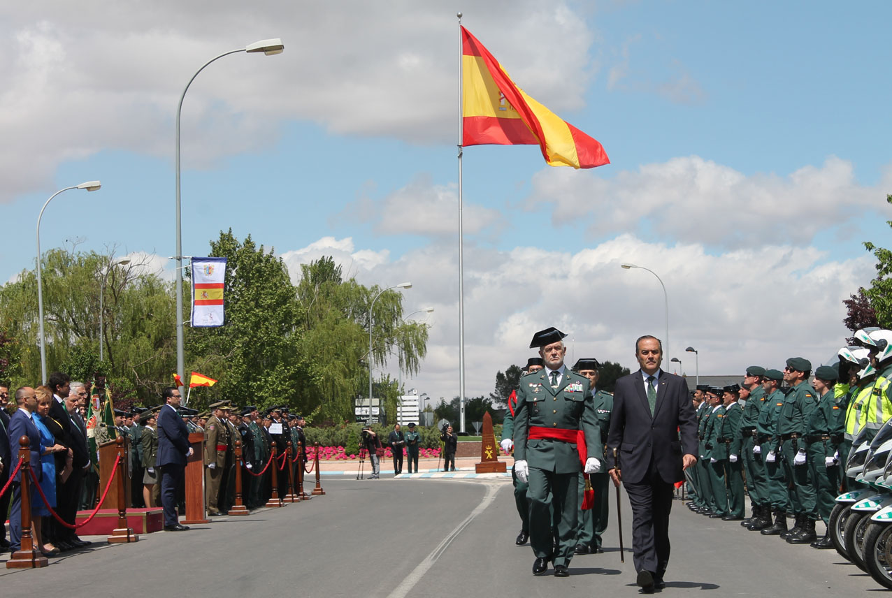 Acto conmemorativo del aniversario de la Guardia Civil en Campo de Criptana (Ciudad Real).