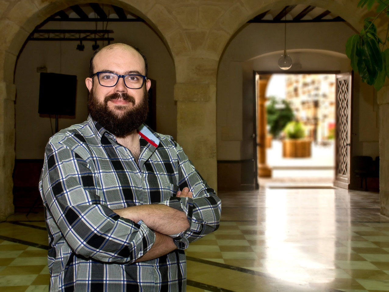 El concejal de IU-Ganemos en Villarrobledo, Manuel Clemente.