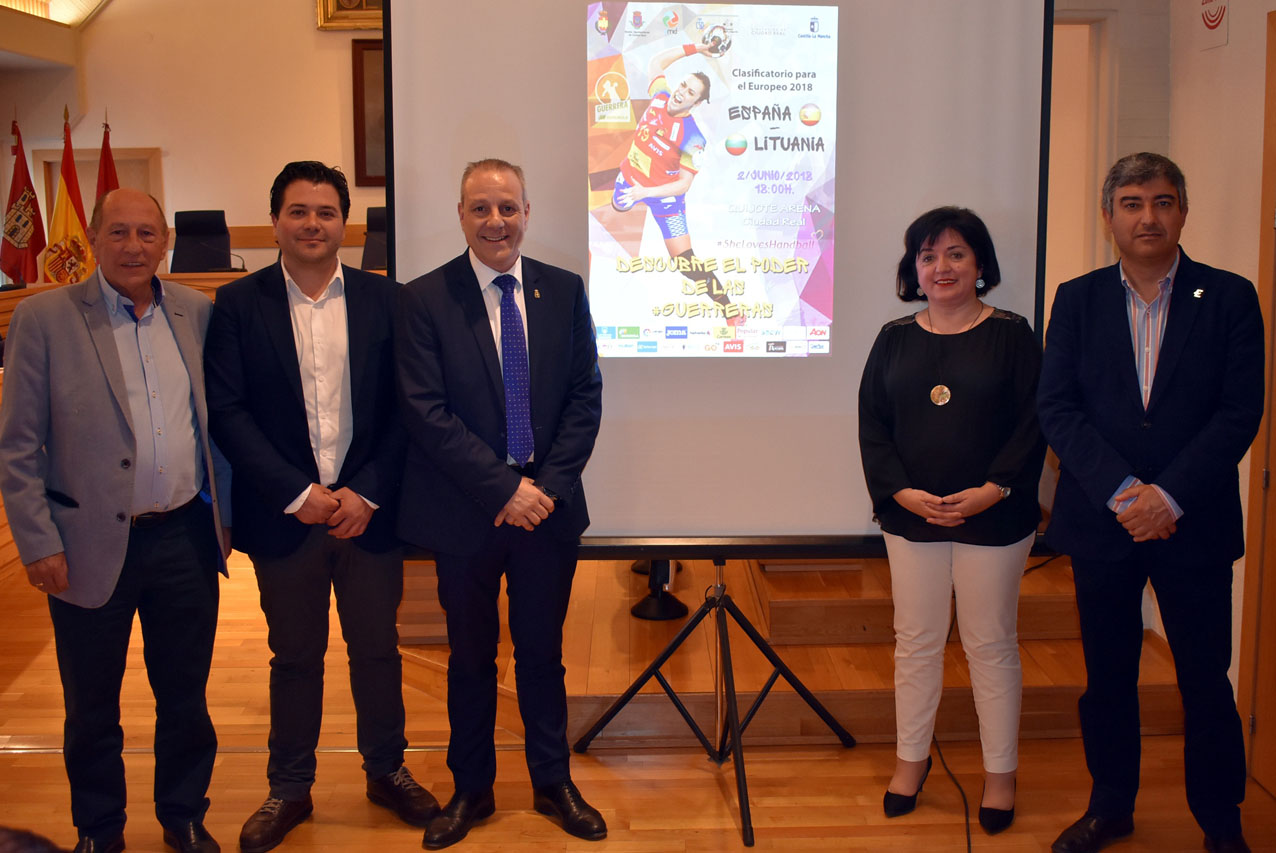 Presentación del partido de "las Guerreras" en Ciudad Real.