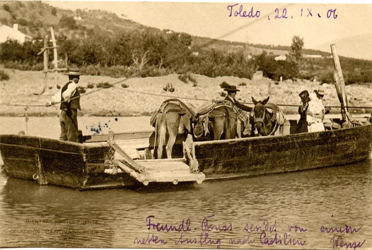 Una de las fotos del Toledo antiguo hechas por el sobrino de Cánovas