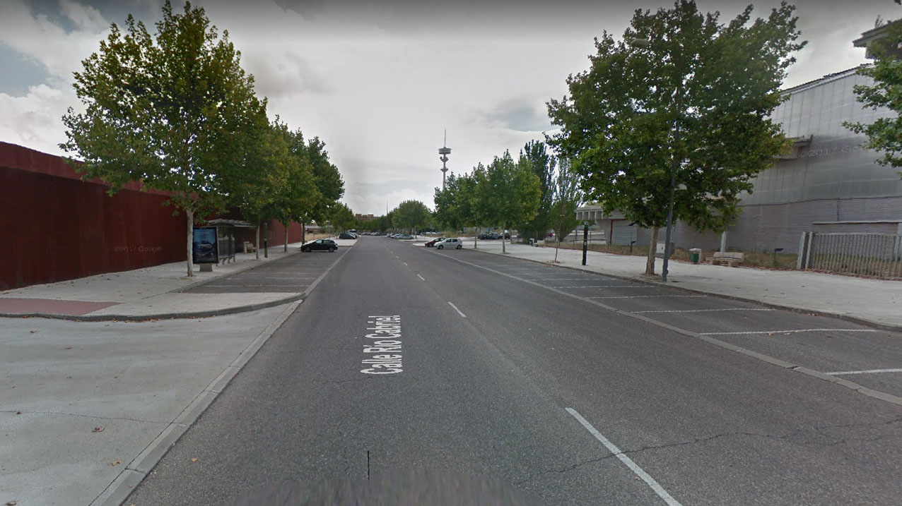 Imagen de la calle Río Cabriel del Polígono de Toledo, pero no el punto exacto donde se habría producido el incidente.