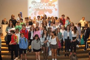Los premiados del concurso "Pasión por Crear".
