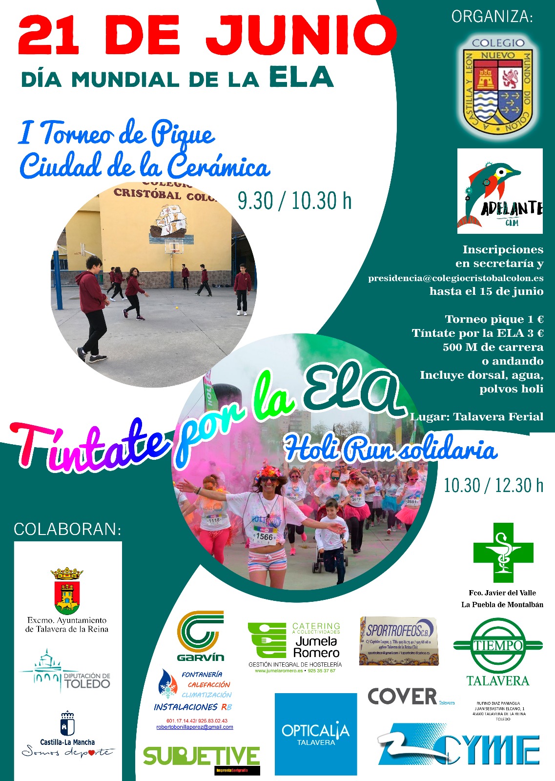 Carrera solidaria en Talavera el Día Mundial de la ELA