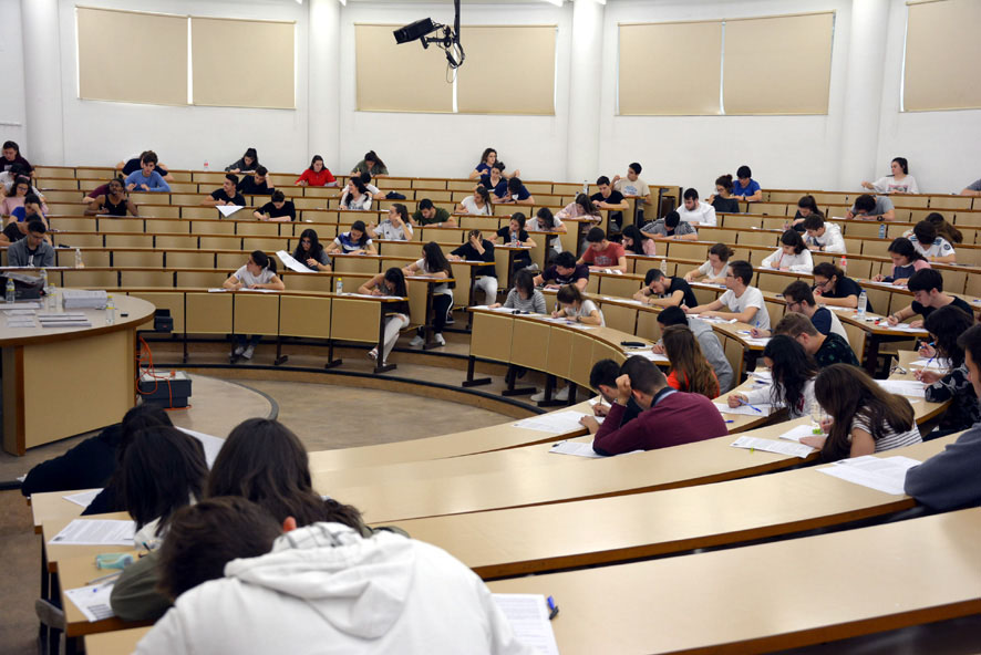 Examen de la EvAU en Ciudad Real.