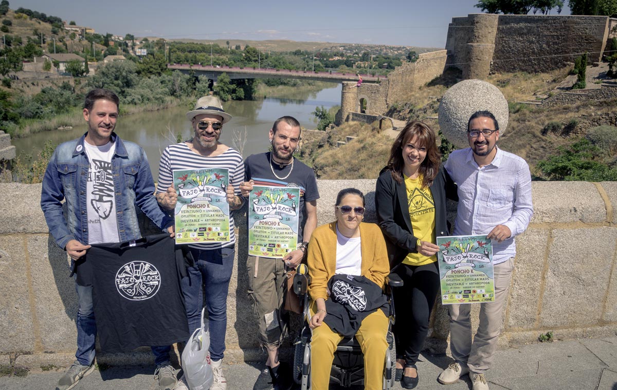 El concejal de Juventud, Diego Mejías, en la presentación del Tajo Rock Remember.