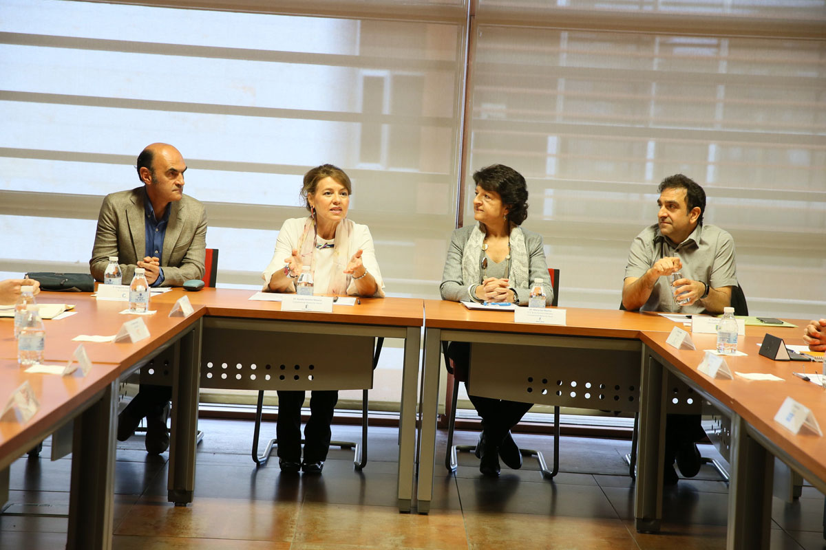 Aurelia Sánchez en la presentación de la nueva Plataforma de Organizaciones de la Infancia de CLM.