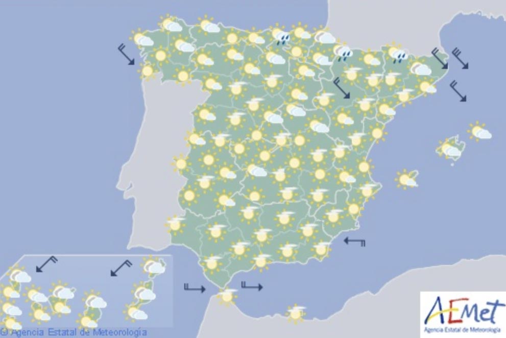 Previsión de la Aemet para Castilla-La Mancha.