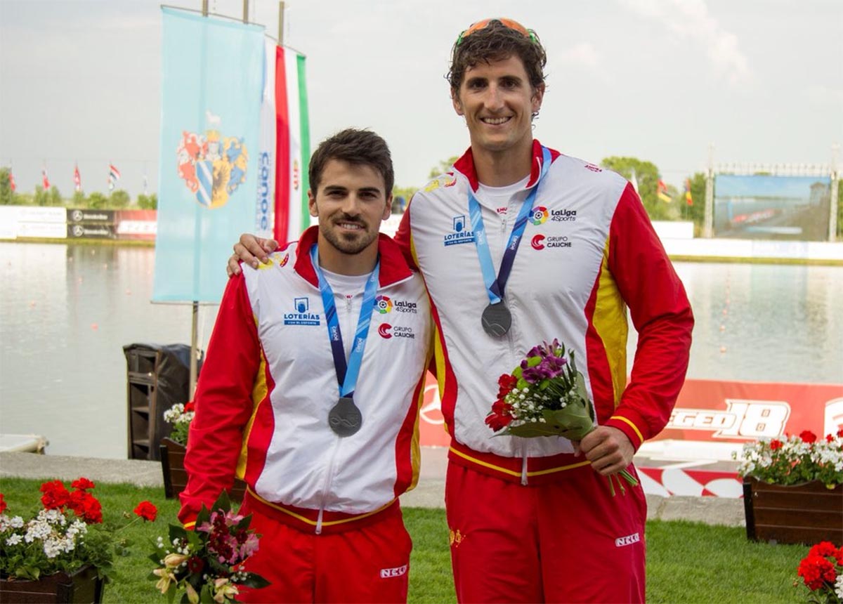 Cubelos e Íñigo Peña, tras su éxito en la Copa del Mundo