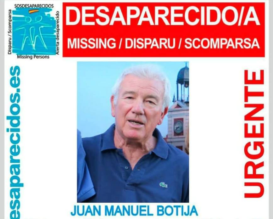 Cartel publicado por SOS Desaparecidos.